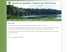 Tablet Screenshot of naherholung-weichering.de